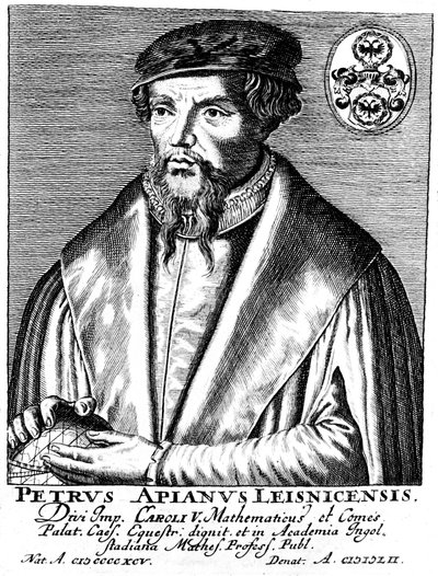 彼得·阿皮安（Peter Apian）1495-1552年，德国地理学家，数学家和天文学家 作者 不明