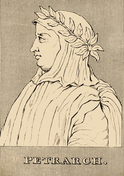 Petrarch，1304-1374年，1830年。 作者 不明