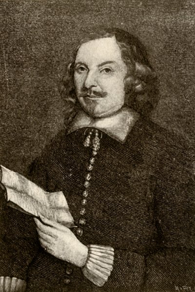 爱德华·温斯洛（Edward Winslow）的照片，身穿清教徒长裙，1644年，1937年。 作者 不明