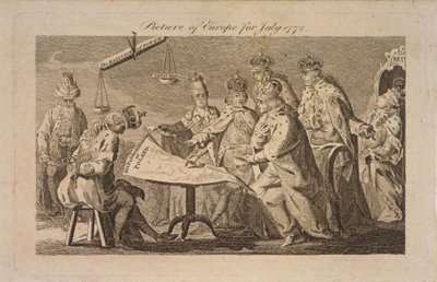 1772年1月，1772年欧洲的图片 作者 不明