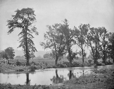 1897年，新泽西州Schooleys Mount附近的风景如画的风景。 作者 不明