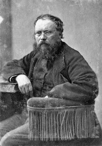 皮埃尔·约瑟夫·普鲁东（Pierre Joseph Proudhon），法国民族主义政治哲学家，c1845-1868 作者 不明