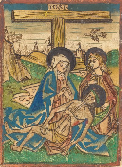 带有圣约翰的Pietà，约1475-1485。 作者 不明