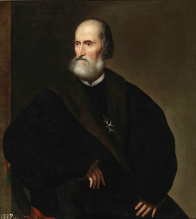 Pietro Bembo作为好望角骑士团的团长，约1537年。 作者 不明
