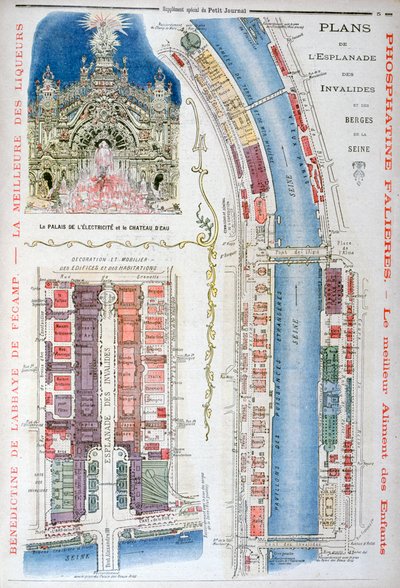 荣军广场计划，1900年世界博览会，巴黎，1900年 作者 不明