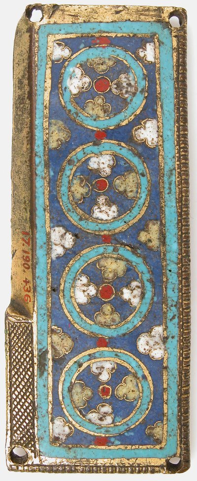 来自灵位神龛的牌匾，德国或南尼德兰的，约1175-1200。 作者 不明