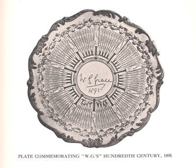 纪念WG Graces百年纪念世纪的板块，1895年，1912年 作者 不明