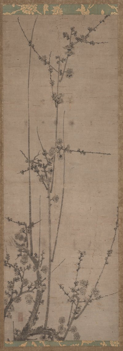 梅花（1336-92）。 作者 不明