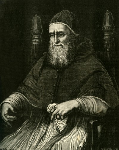 朱利叶斯二世教皇（c1500s，1890）。 作者 不明