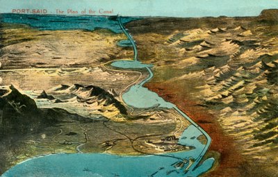 塞德港-运河规划，c1918-c1939。 作者 不明