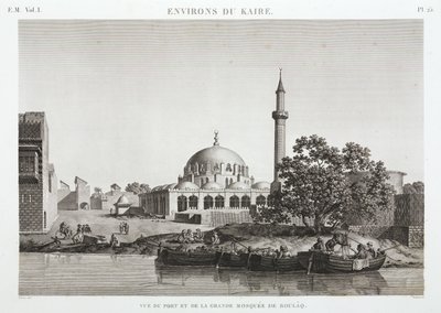 Port and Great Mosque of Boulaq, Cairo, Egypt, c 1798 作者 不明