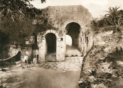 Porta Marina，庞贝城，意大利，c1900s 作者 不明