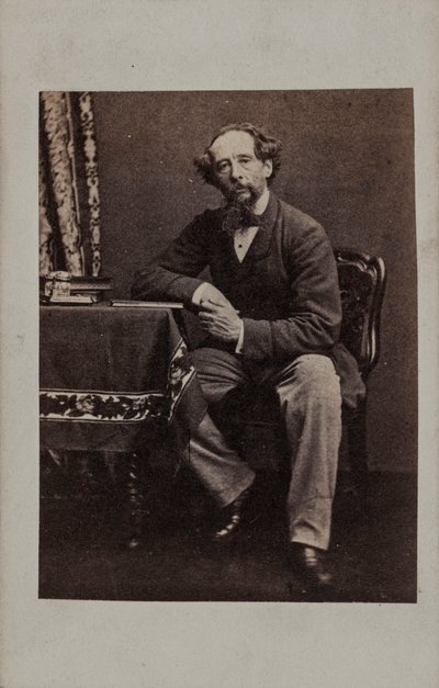 查尔斯-狄更斯1812-1870年的肖像，1860年代。 作者 不明