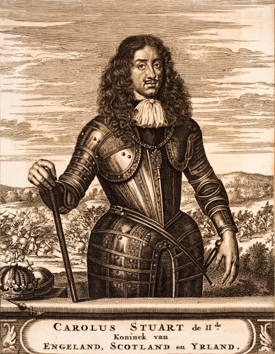 英格兰查理二世的肖像1630-1685年：战争地点，1675年。 作者 不明