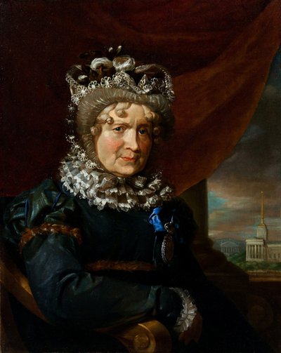 夏洛特·冯·利文（Charlotte von Lieven）的肖像，生于von Gaugreben，1743-1828年，1831年。 作者 不明