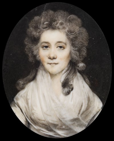 伯爵夫人安娜·伊夫根尼耶夫娜·奥博伦斯卡娅的肖像1778-1810，晚十八分。 作者 不明
