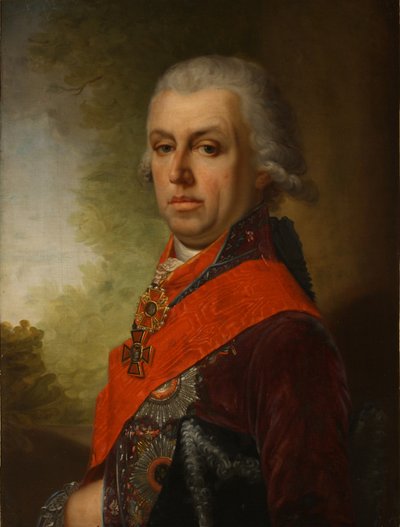 Dmitri Prokofievich Troshchinsky肖像1754-1829，1800年代 作者 Unbekannt