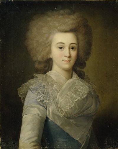 Elisaveta Alexandrovna Stroganova肖像1745-1831，1770年代 作者 不明