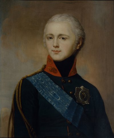 亚历山大一世皇帝的画像1777-1825 作者 不明