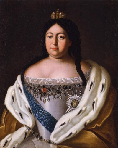 安娜·伊欧安诺芙娜皇后的肖像1693-1740，18世纪 作者 不明