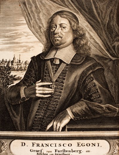 弗朗兹·埃贡·冯·菲斯腾伯格-海利根伯格肖像（1626-1682），斯特拉斯堡主教，1675年。 作者 不明