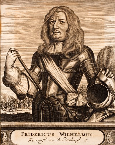 弗雷德里克·威廉（Frederick William）1620-1688年的画像，普鲁士公爵勃兰登堡选帝侯，1675年。 作者 不明