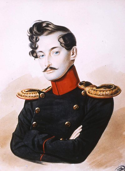 乔治·查尔斯·德·海克伦·丹斯的肖像1812-1895，1830年代 作者 不明