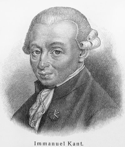 伊曼纽尔·康德的肖像1724-1804 作者 不明