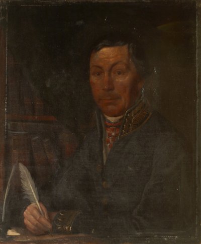 1800年代1777-1807年伊万·伊万诺维奇·马蒂诺夫（Ivan Ivanovich Martynov）的肖像 作者 不明