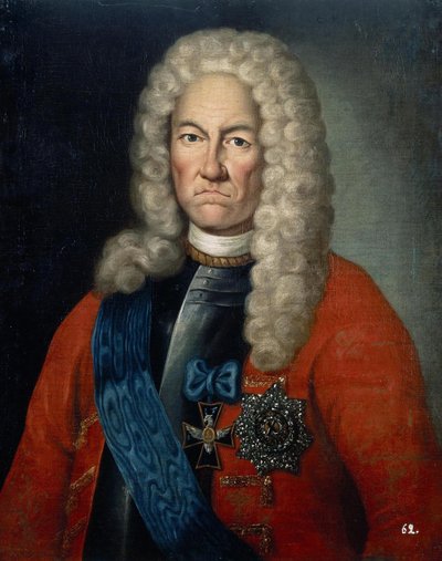 雅各布·丹尼尔·布鲁斯（Jacob Daniel Bruce）的肖像1669年至1735年，十八世纪上半叶 作者 不明