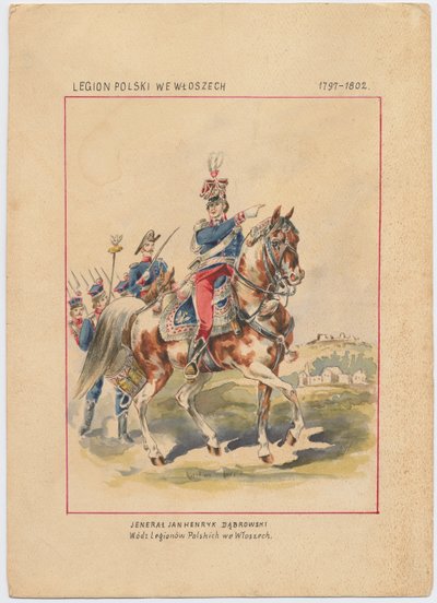 扬·亨利克·达布罗夫斯基的画像c。 1797-1800 作者 不明
