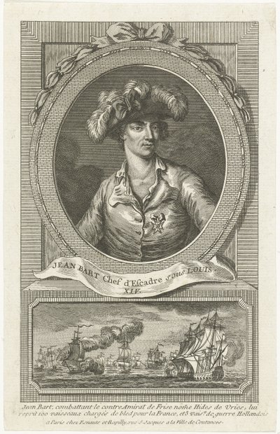 让·巴特（Jean Bart）肖像（1650-1702），1694年。 作者 不明