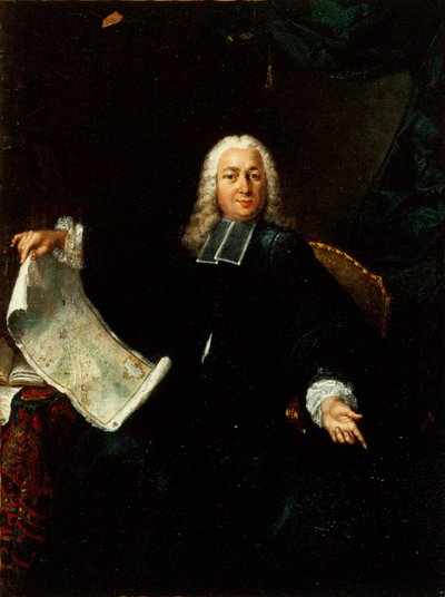 Jean de Lagrive 1689-1757的肖像，约1740年。 作者 不明