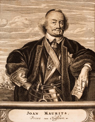 拿骚-锡根亲王约翰·莫里斯的肖像1604-1679，1675年。 作者 不明