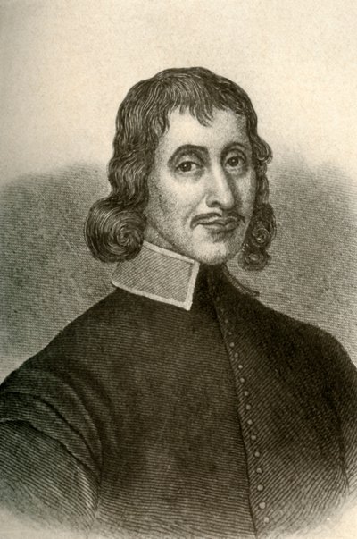 约翰·温思罗普（John Winthrop）第二幅肖像，穿着马萨诸塞州的清教徒服饰，c1640-50，1937年 作者 不明