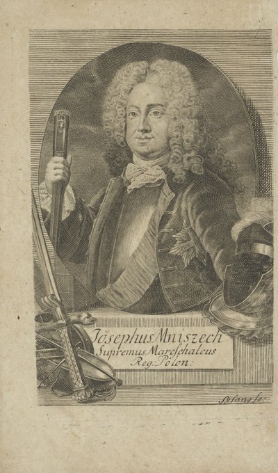 约瑟夫·万达林·尼斯耐克（Jozef Wandalin Mniszech）1670-1747年的肖像，摄于1734年。 作者 不明
