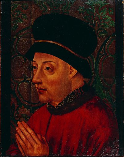 15世纪初，葡萄牙国王约翰一世（1357-1433）的肖像。 作者 不明