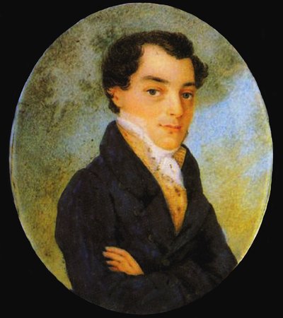 康德拉蒂·费奥多罗维奇·赖利耶夫（Kondraty Fyodorovich Ryleyev）的肖像（1795-1826），1826年后 作者 Unbekannt