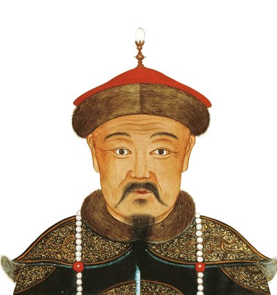 忽必烈汗的肖像1215-1294，十三世纪 作者 不明