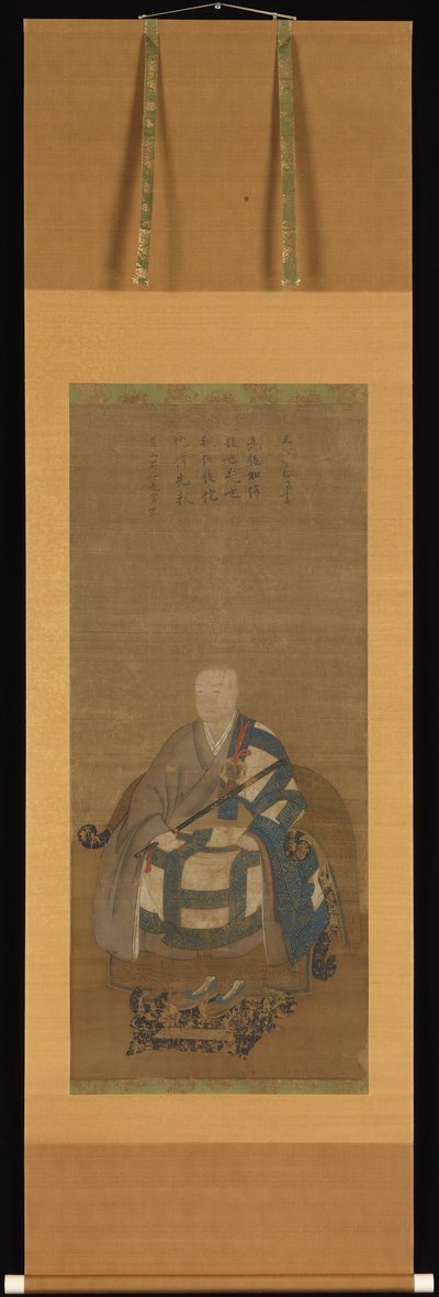 圭山素英的肖像，17世纪。 作者 不明