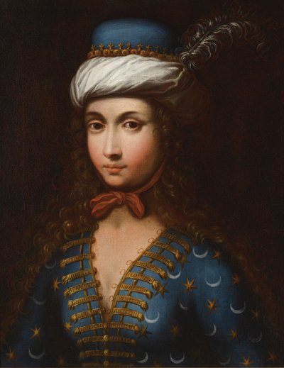 玛丽·沃特利·蒙塔古夫人肖像1689-1762，18世纪 作者 不明