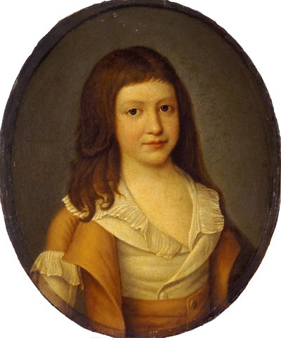 1785-1795年法国皇家王子路易-查尔斯的肖像，1790年代初。 作者 不明
