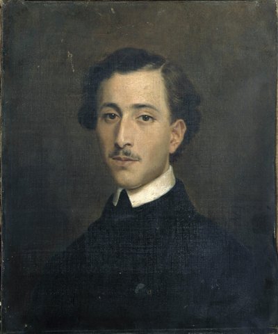 吕西安-阿纳托尔-普雷沃-帕拉多尔的肖像 1829-1870。 作者 不明