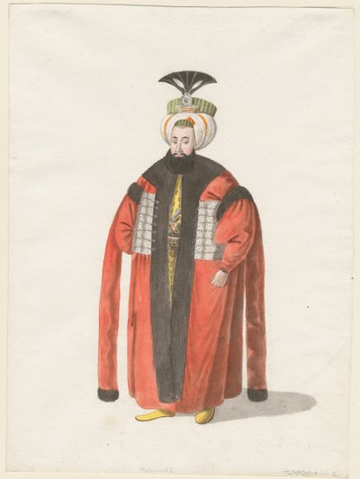 Mahmud II肖像（1785-1839），奥斯曼帝国的苏丹，约1820年 作者 不明