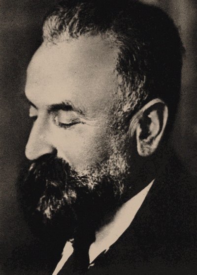 马塞尔-莫斯1872-1950年的肖像。 作者 不明