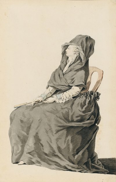 1793年玛丽·安托瓦内特（Marie Antoinette）的肖像 作者 不明