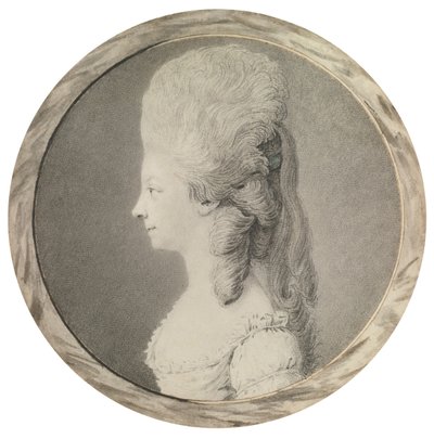 萨沃伊夫人玛丽·路易丝的肖像1749-1792年，兰伯勒公主，十八世纪下半叶 作者 不明