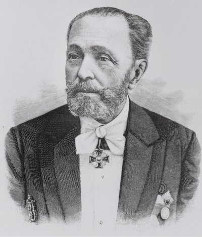 Marius Petipa的肖像1818-1910，1899年 作者 不明