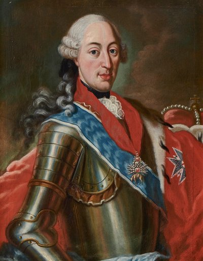 马克西米利安三世-约瑟夫1727-1777年的肖像，巴伐利亚选帝侯，18世纪的后三分之一。 作者 Unbekannt