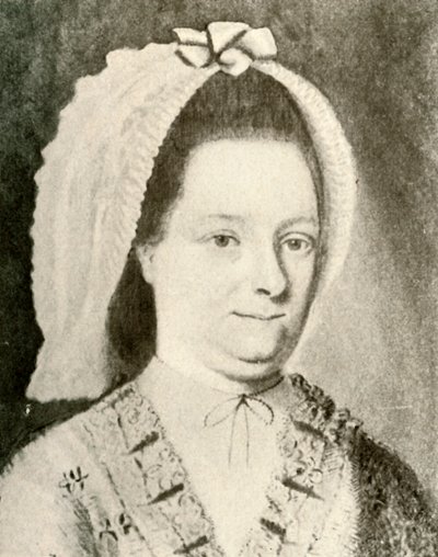小纳撒尼尔·阿普尔顿夫人的肖像，有一个奇怪的帽子，1784年，1937年。 作者 不明